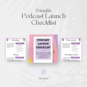 Podcast Launch Checklist
